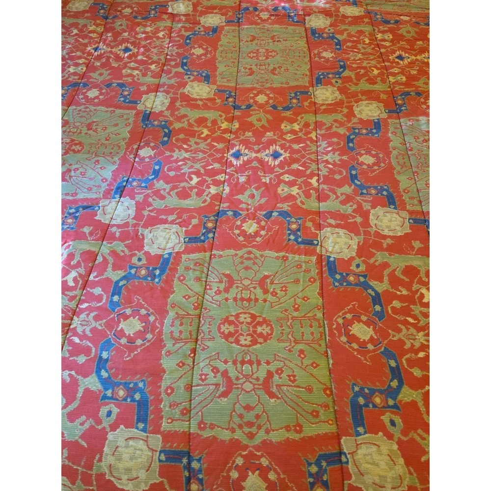 Vtg Ralph Lauren Conservatory Red Full/Queen Comforter Sateen Italy USA 80s 90s - Picture 4 of 8